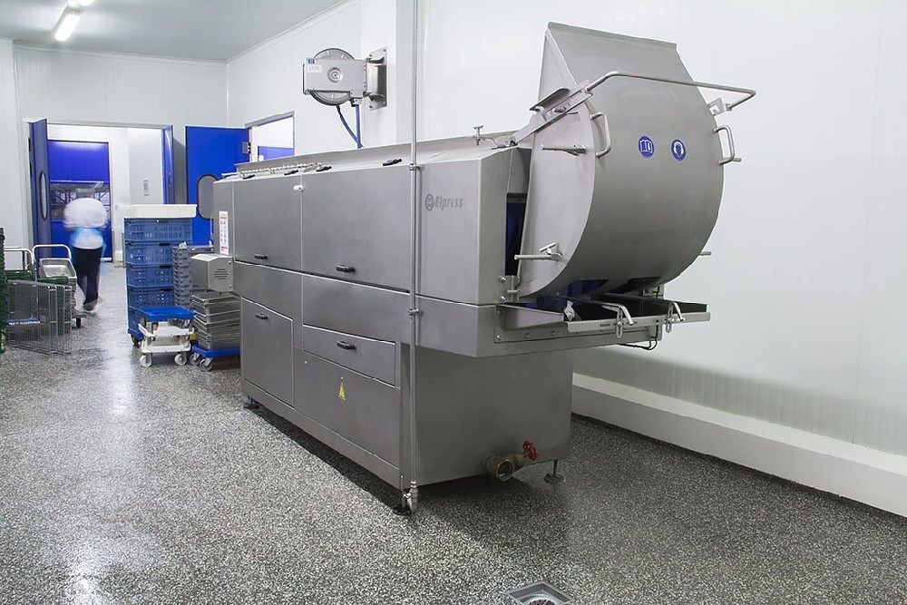 Customer-specific washing systems for the food industry